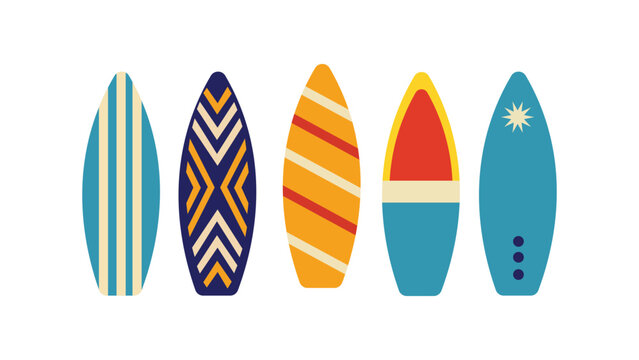 surf board vector illustration