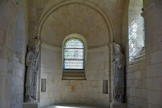 Abside de la chapelle des Templiers &agrave; Laon en Picardie. France