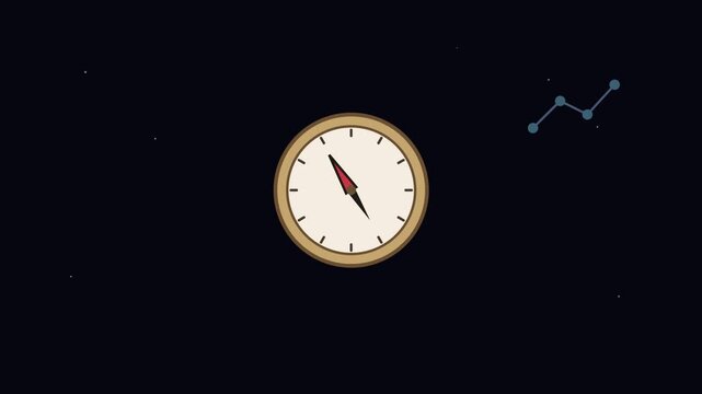 Three analog compasses with small blue line