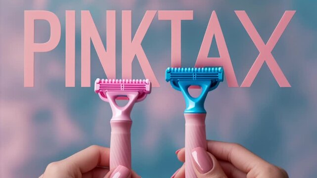 Pink tax form price discrimination based on gender, women charged more than men prices AI Generative