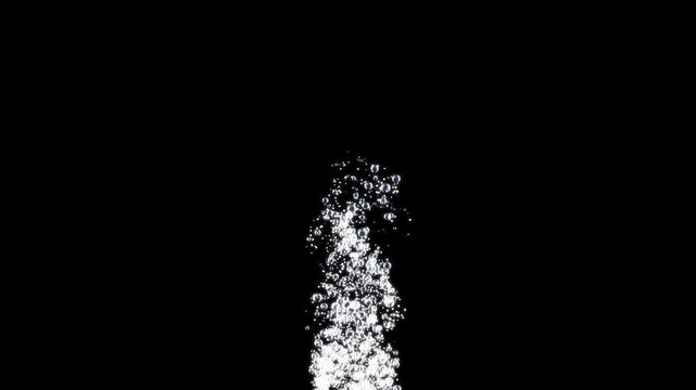 boiling white steam spins and rises from the pan as heavy white smoke rises from a large pot which is located behind the frame creating a dual layer of heat on black background,