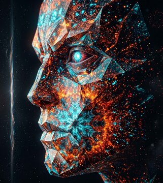 ser alienigena observando el universo