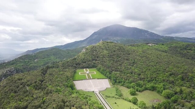 Polish war cemetary in Montecassino Italy