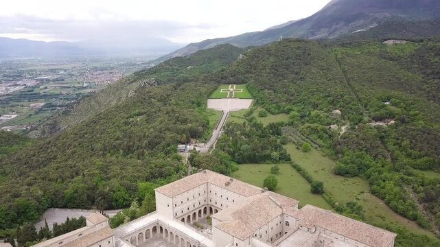 Polish war cemetary in Montecassino Italy