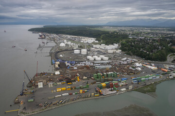 Port of Anchorage Aerial © Betty Sederquist