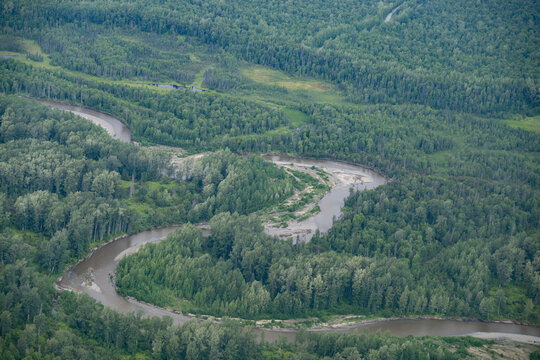 Bending River Aerial