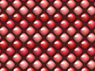 Obraz premium Inflated Diamond Quilting Trendy 3D Fabric Texture