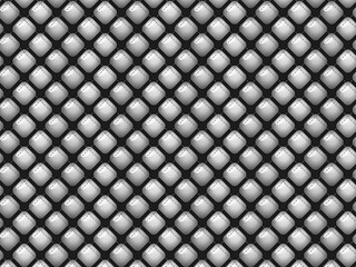 Obraz premium Inflated Diamond Quilting Trendy 3D Fabric Texture