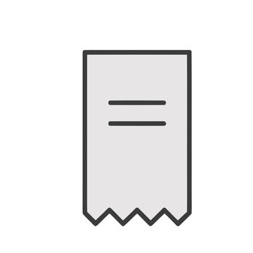 Receipt or bill icon