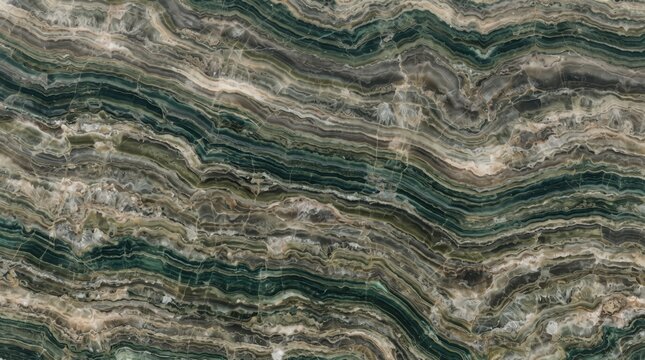 Stone marble Green onyx marble texture background with wavy layers
