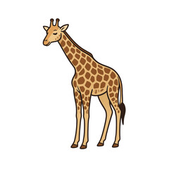 Obraz premium giraffe vector illustration