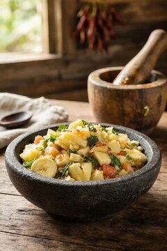 Traditional Cecah Bajik Gayo Fruit Relish from Aceh Indonesia