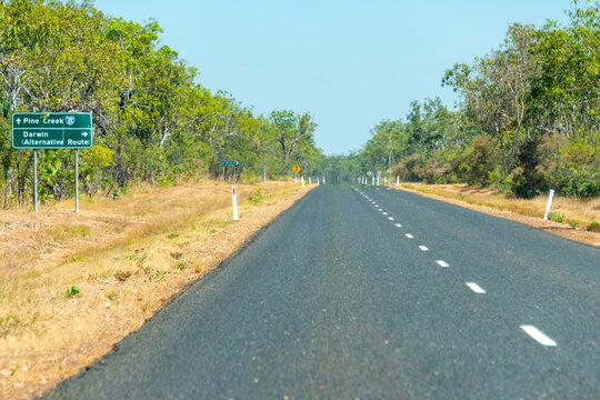 Kakadu Highway (Route A21) in Northern Territory - Australia