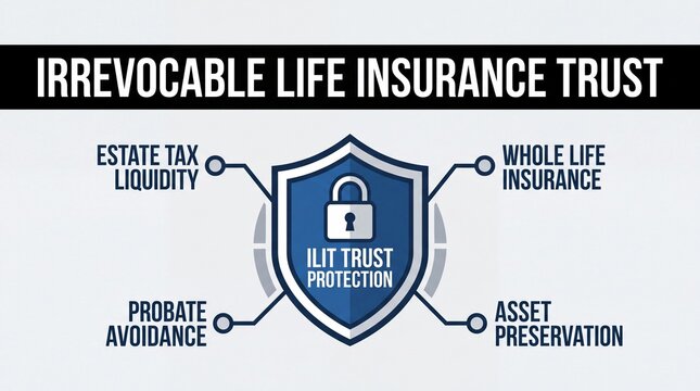 Irrevocable Life Insurance Trust Visual To Illustrate The Benefits If Used With Whole Life Insurance Contract
