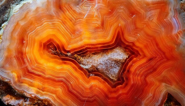 Orange Celestine Specimen From Darah I Laman Qala E Naw District Afghanistan Macro Photography Detail Texture Background Close Up Mineral Crystal Unpolished Semi Precious Gemstone