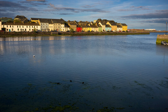 Sunset at The Long Walk of Galway, Ireland