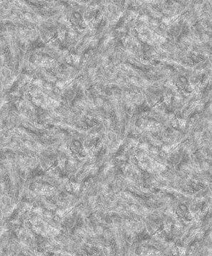 Seamless sophisticated light grey abstract pattern featuring elegant organic fiber textures and refined artistic tangled line motifs