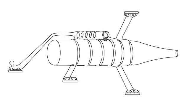 Space Shuttle white background.