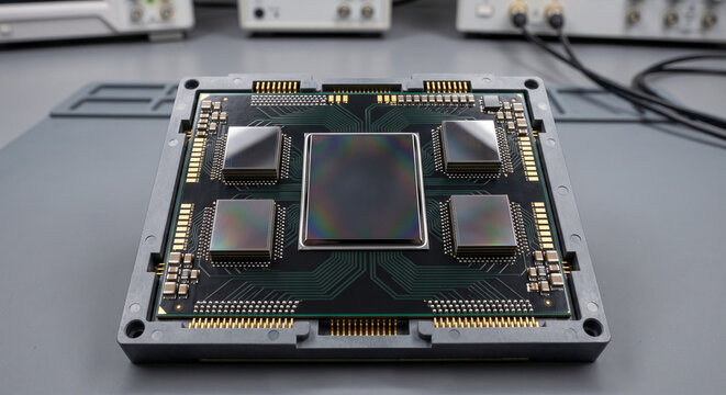 2.5D Semiconductor Chiplet Package with High Bandwidth Memory