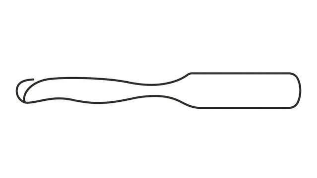 Spatula kitchen utensil white background.