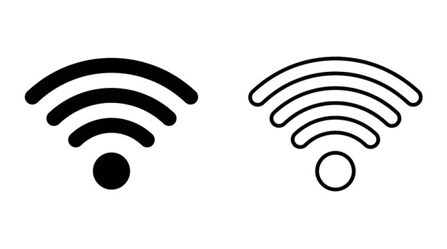 Wi-fi signal strength icons comparison