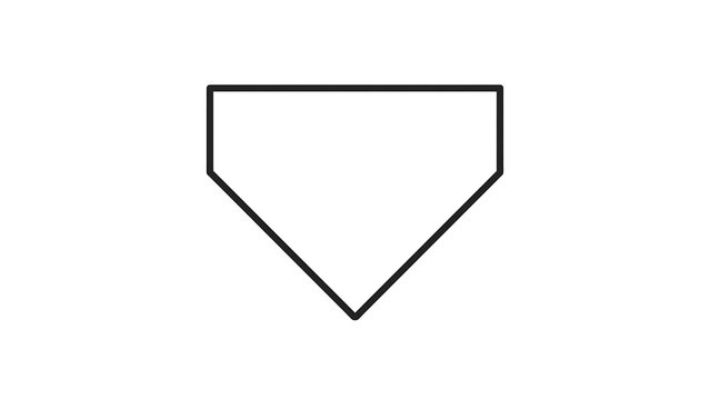 Simple Shield Icon white background.