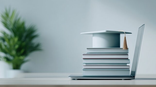 digital skills learning for job advancement, online course on laptop, career upgrade concept