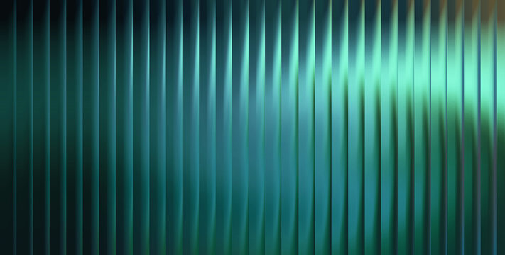 Vertical teal and dark blue ribbed texture with soft light gradient