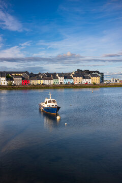 Sunset at The Long Walk of Galway, Ireland