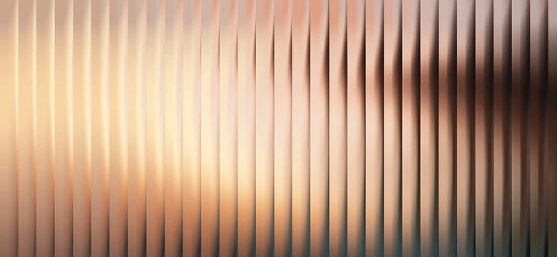 Vertical ribbed texture with soft gradient light and shadow effects