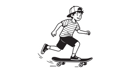 boy on skateboard © bariyanto
