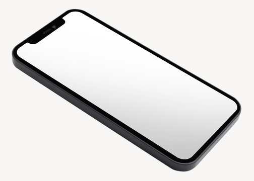Phone screen png mockup, transparent design