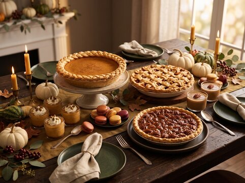 Luxury Thanksgiving Dessert Collection Concept