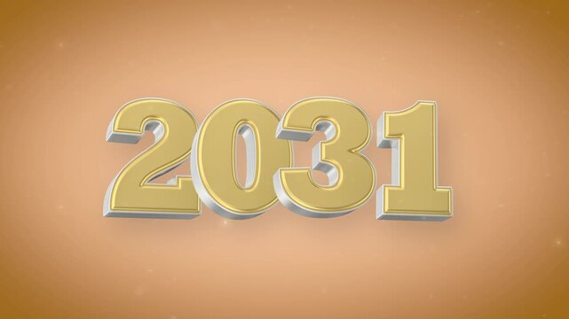 2031 Happy New Year Greetings Wishes Background Suitable for New Year Party
