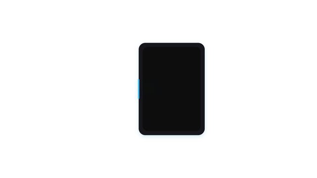 Animasi Sim Insert Fade Pulse Check 4K Motion Graphic Animation | Seamless Loop