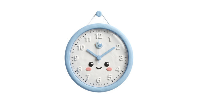 Cute Cartoon Wall Clock Kawaii Home Decor