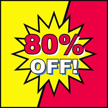 Comic Book Style Super Sale And Black Friday Shopping Promotion Animation. 4K