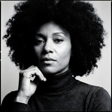 Portrait Session, Black Woman, Studio, Photography, Studio Lighting, Close-up, Identity Exploration