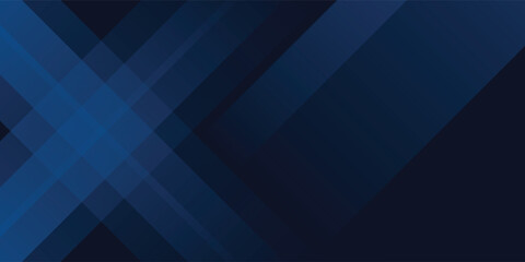 Obraz premium Blue black abstract background geometry shine and layer element vector for presentation design. Suit for business, corporate, institution, party, festive, seminar, and talks