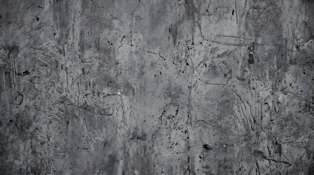 Monochrome Grey Grunge Texture Overlay Background