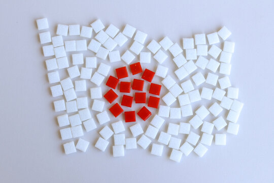 red and white heart
