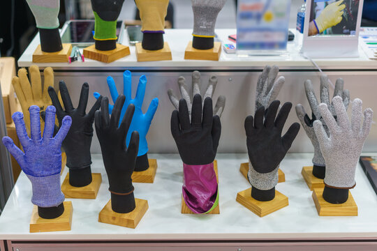 Assortment of Industrial Safety and Protective Gloves