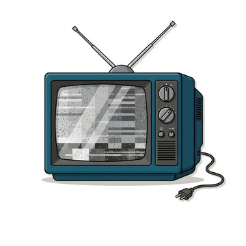 retro tv set