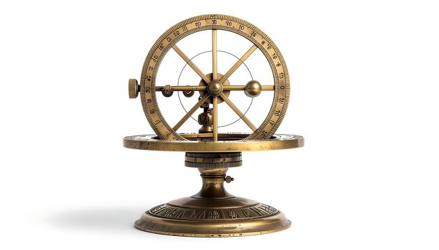 Vintage Brass Scientific Astrolabe Navigation Instrument