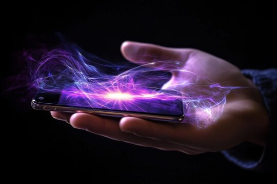 The unseen power of smartphones: electromagnetic wave emission.