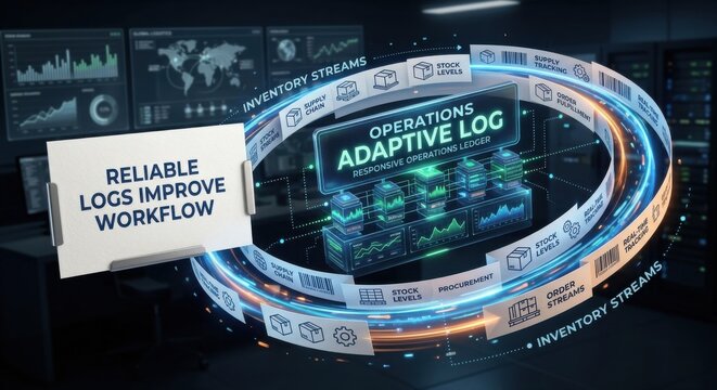 Operations Adaptive Log: Responsive Business Inventory Streams with Digital Flow