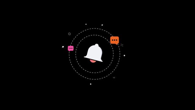 Vector illustration of an abstract background. Enable push notifications