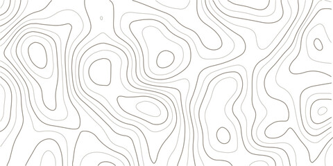 Abstract topographic line pattern vector. Contour map texture background. Minimalist landscape geography illustration for design. White map texture. © MD.HUZZATULLAHISLAM