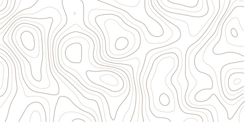 Abstract topographic map with beige contour lines. Vintage terrain elevation vector background design. Repeatable seamless outdoor hiking geography texture pattern © MD.HUZZATULLAHISLAM
