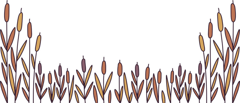 autumn reed border